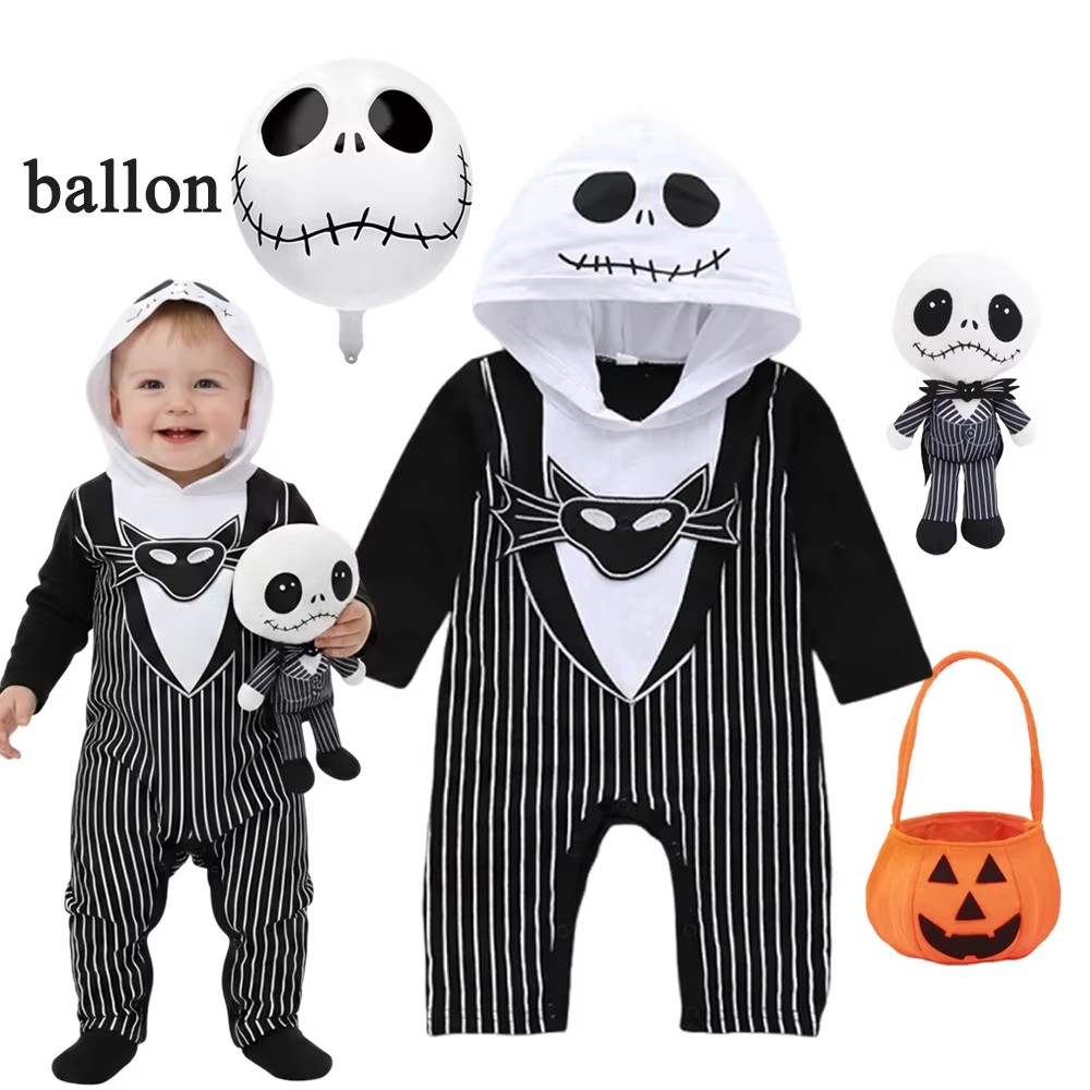 Baby Clothing Dividers - Baby Boys Hooded Romper Halloween Cosplay