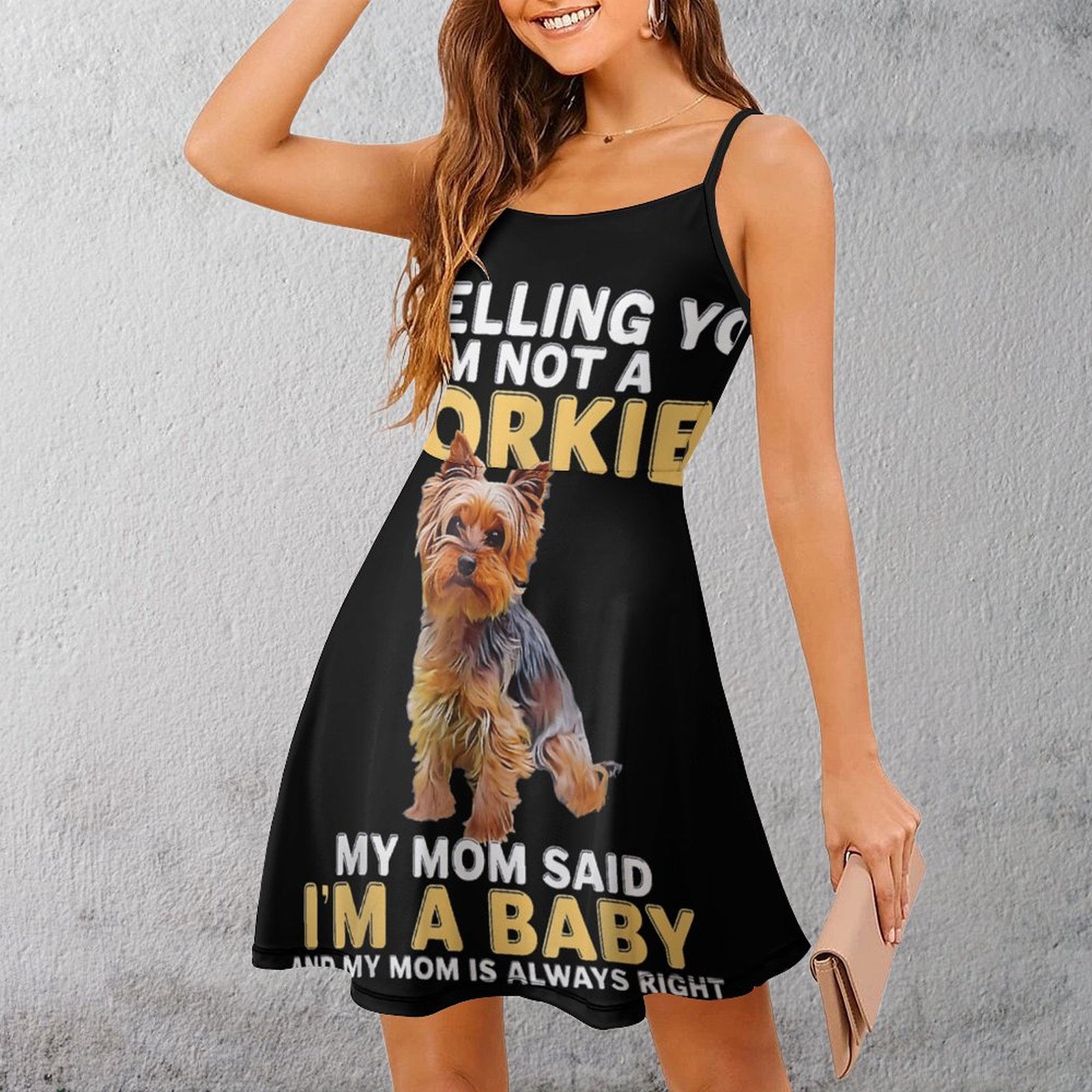 Baby Clothing Quotes - Cute Yorkie Baby Quote Women's Sling