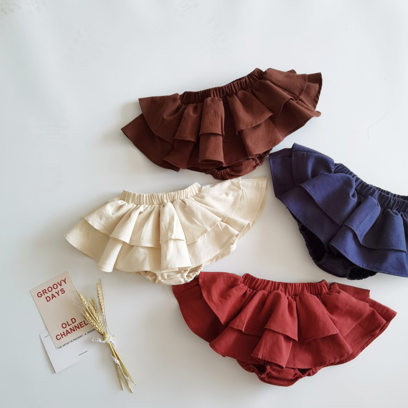 Baby Clothing Layers - Double Layers Ruffles Lace Baby Skirt