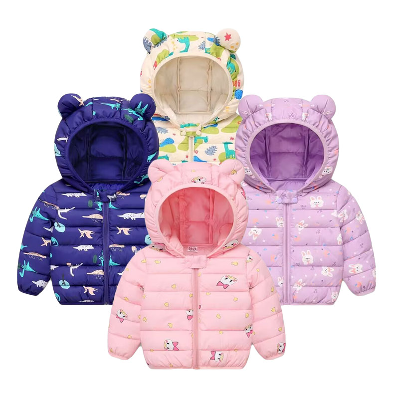 Baby Clothing Dividers - Children's Cotton Coat Baby Cartoons Down