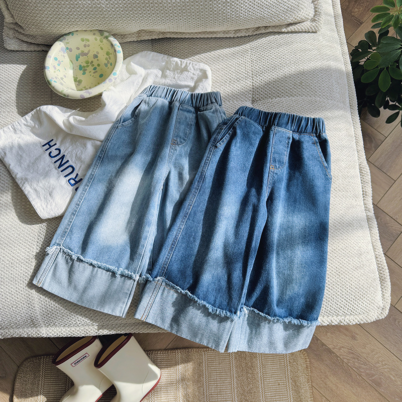 Baby Clothing Made In Usa - New Children's Jeans 2024 Spring Dress