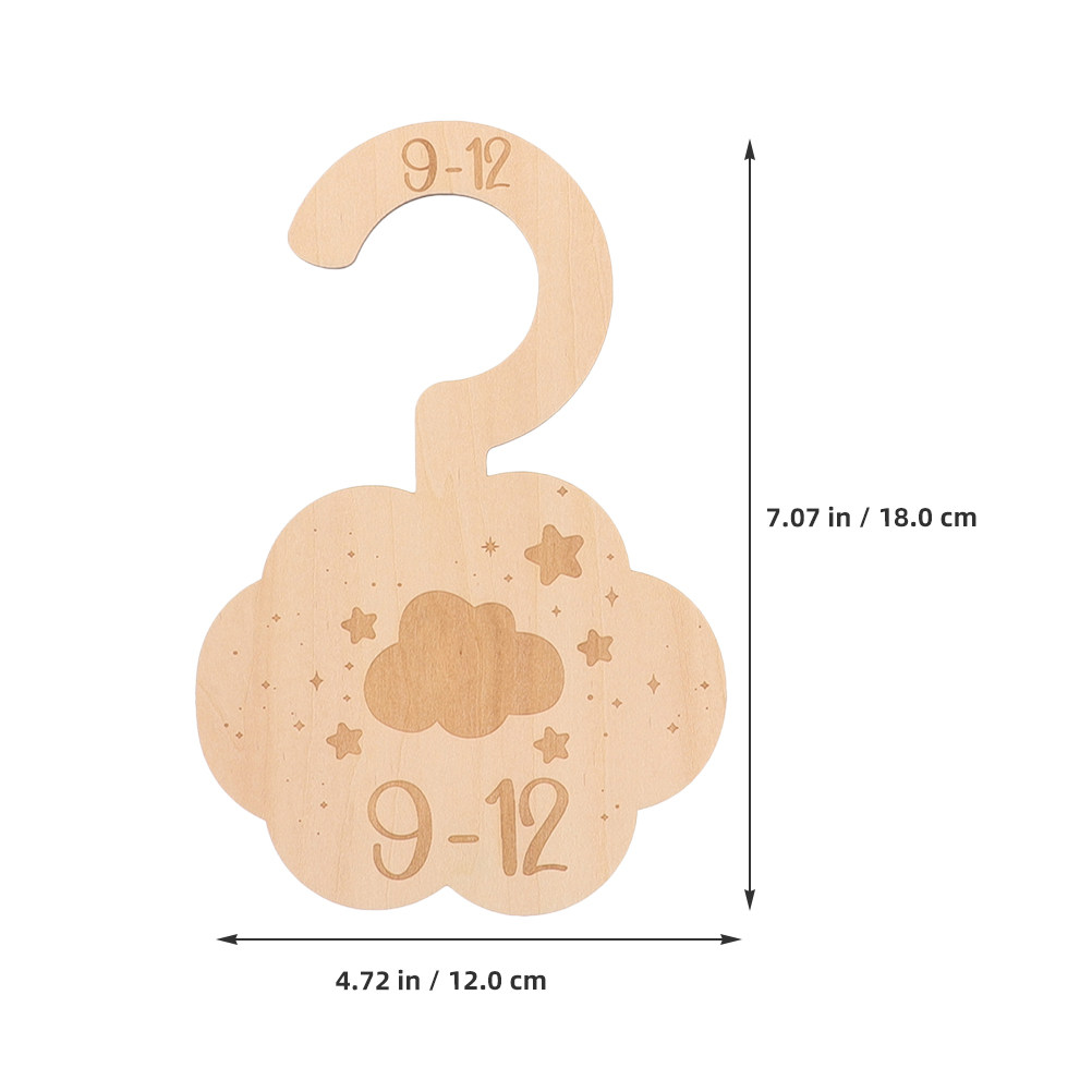 14Pcs Wooden Nursery Clothes D - đánh giá và giá Baby Clothing Dividers