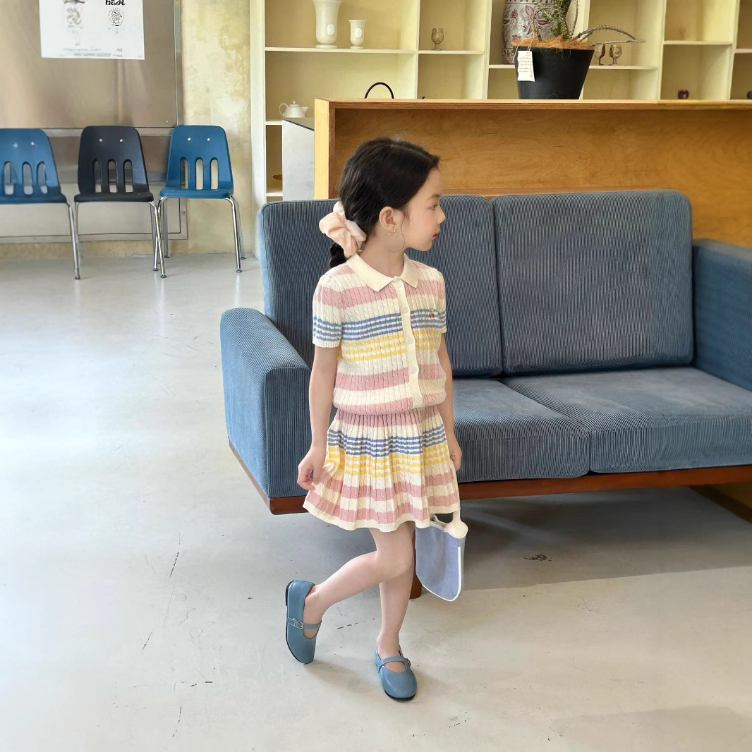 Girls Suit 2025 Summer New Chi - đánh giá và giá Knit Cardigan Infant