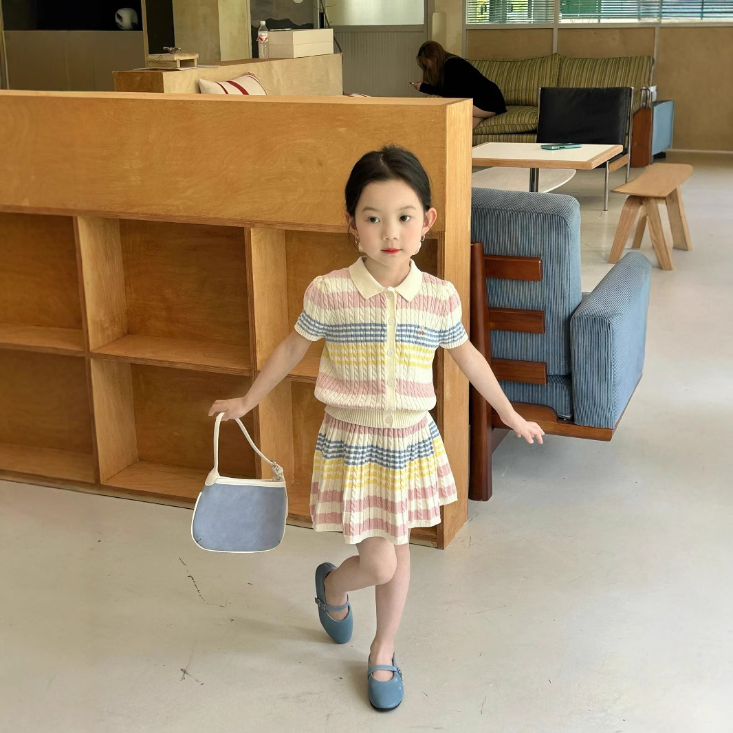 Girls Suit 2025 Summer New Chi - đánh giá và giá Knit Cardigan Infant