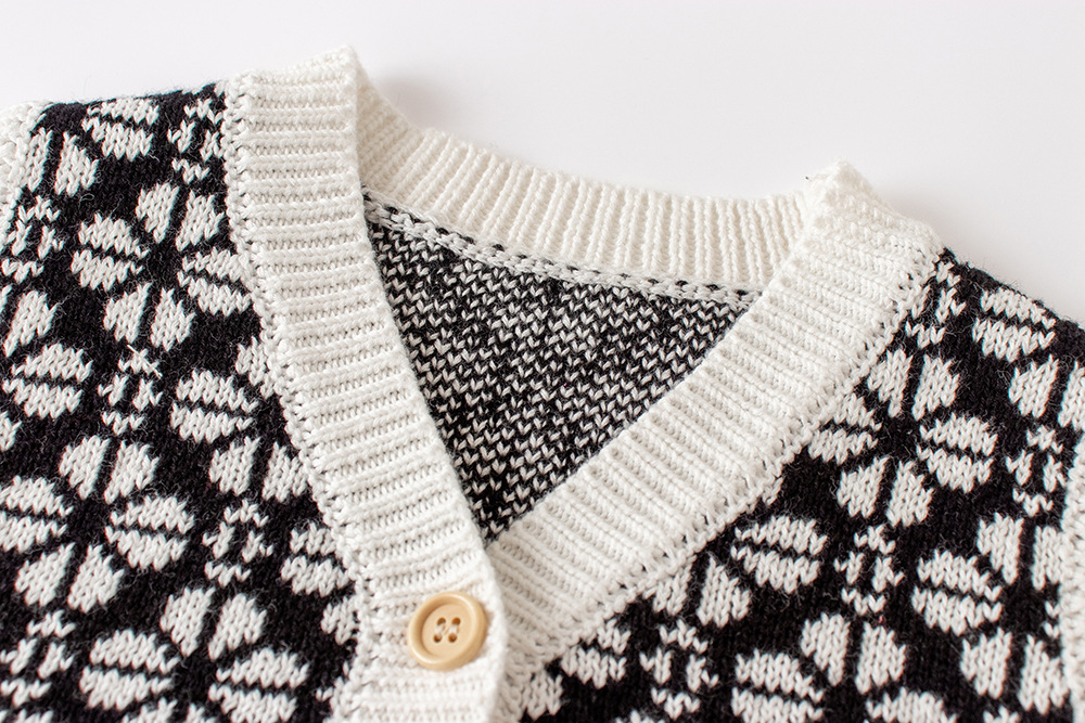 2025 Spring and Autumn New Gir - đánh giá và giá Knit Cardigan Infant