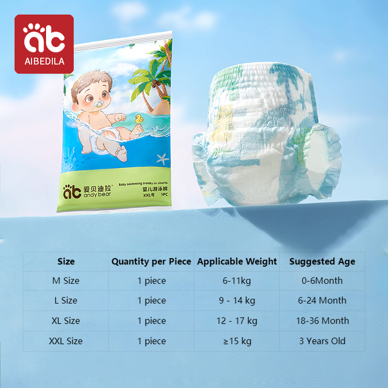Waterproof Baby Swimming Diape - đánh giá và giá Baby Xl