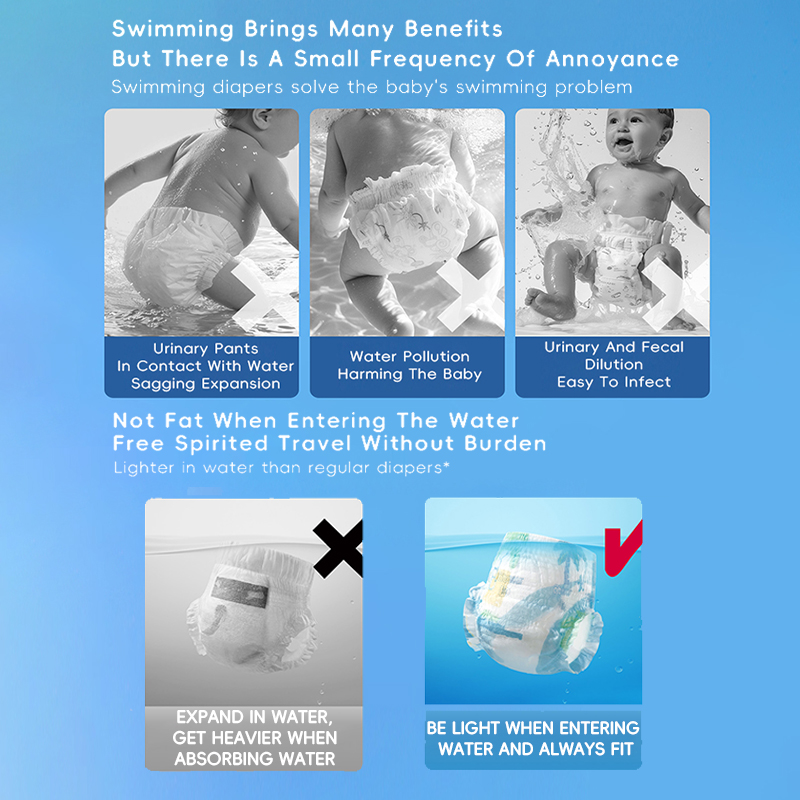 Waterproof Baby Swimming Diape - đánh giá và giá Baby Xl