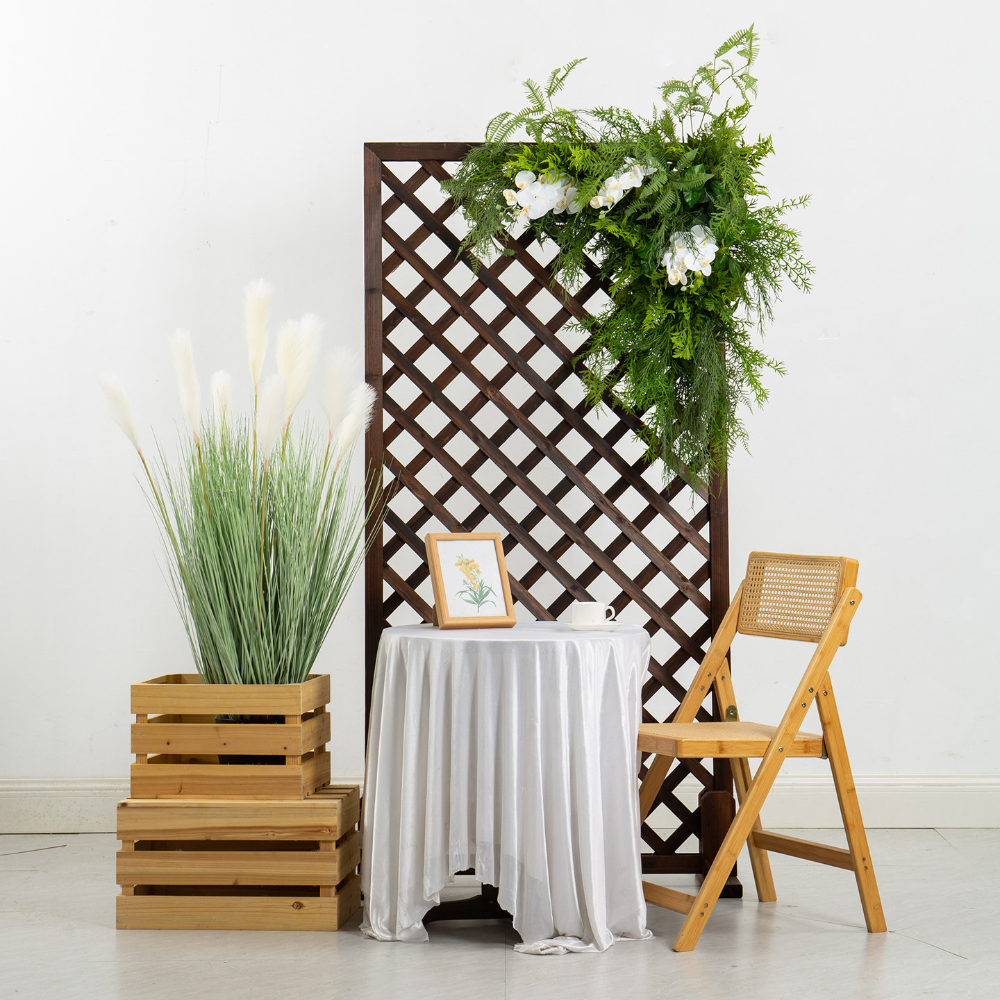 CX simulation flower art wall  - đánh giá và giá Baby Clothing Store