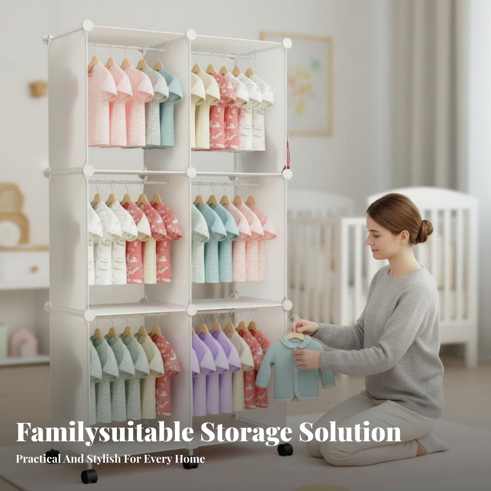 Mobile Child's Wardrobe Transp - đánh giá và giá Baby Clothing Wardrobe