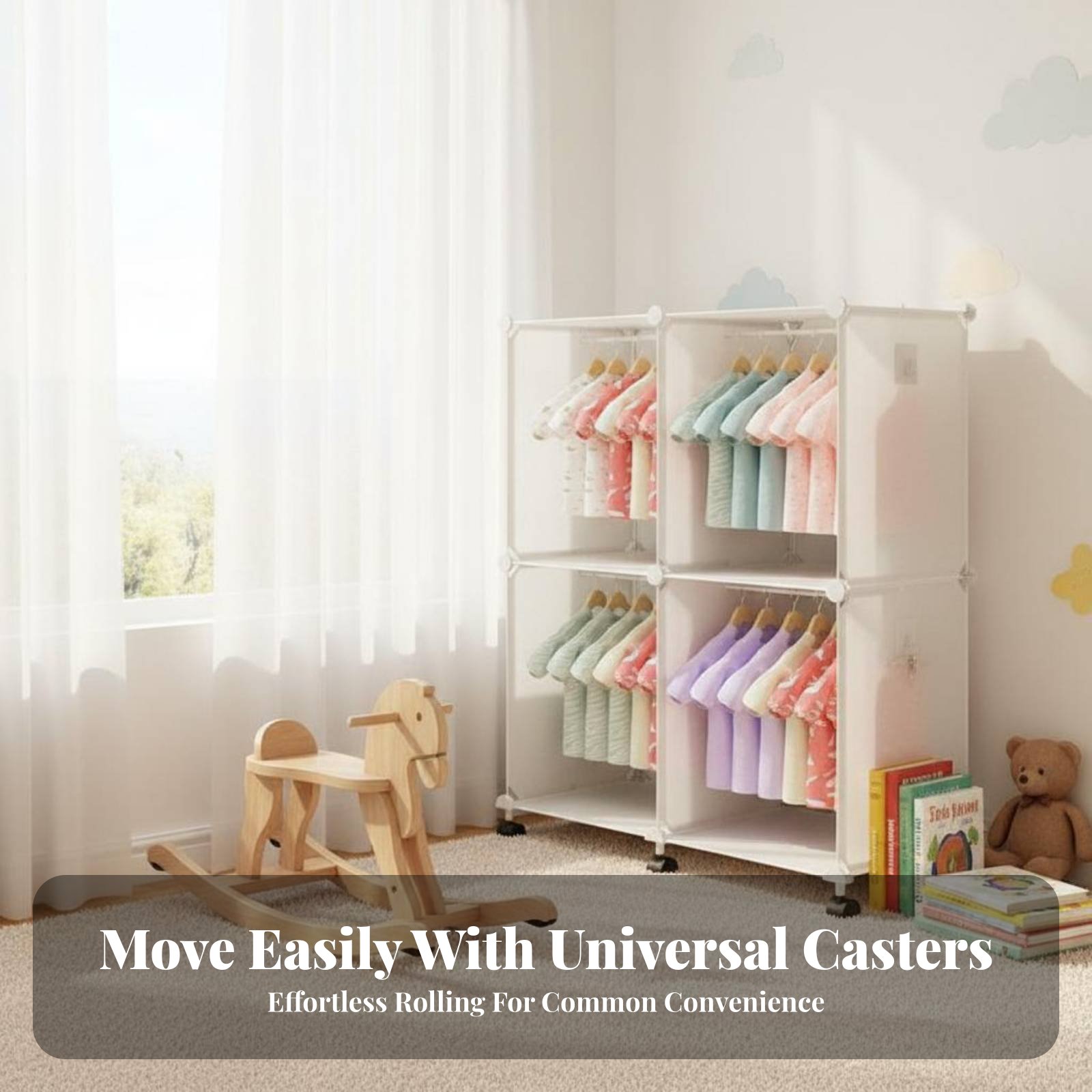 Mobile Child's Wardrobe Transp - đánh giá và giá Baby Clothing Wardrobe