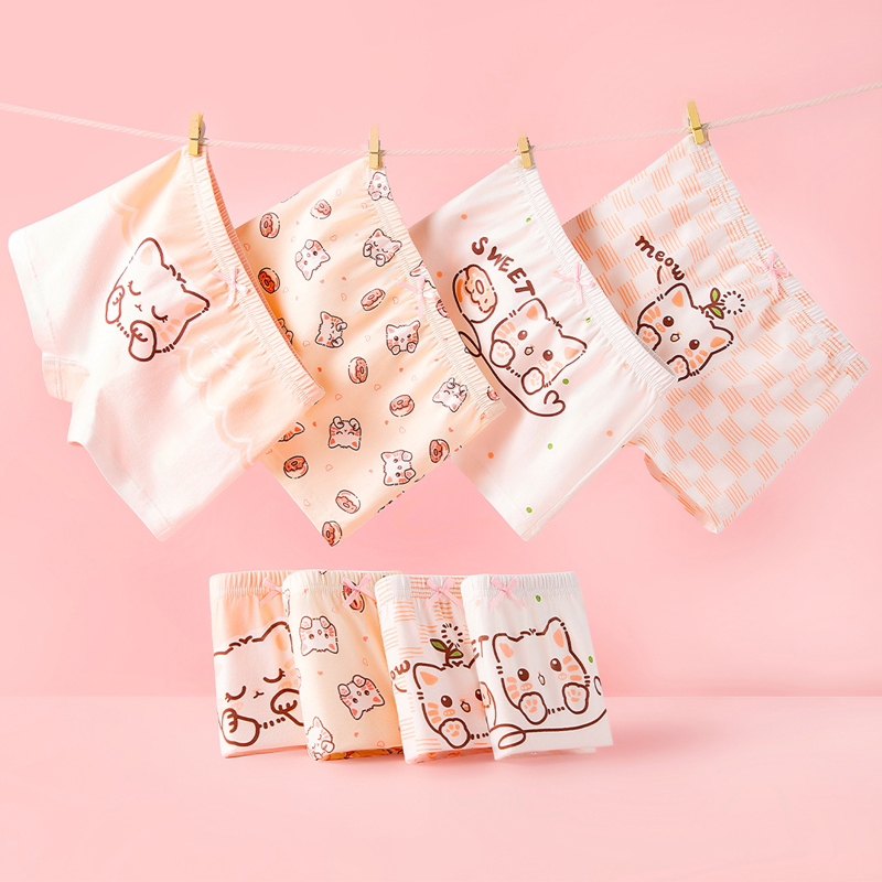 4pcs Cotton Girls Soft Panties - đánh giá và giá Baby Xl
