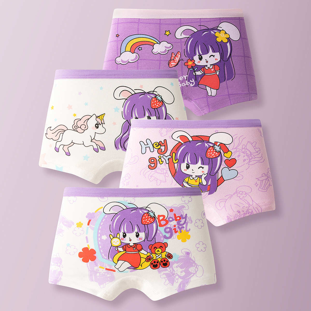 4pcs Cotton Girls Soft Panties - đánh giá và giá Baby Xl