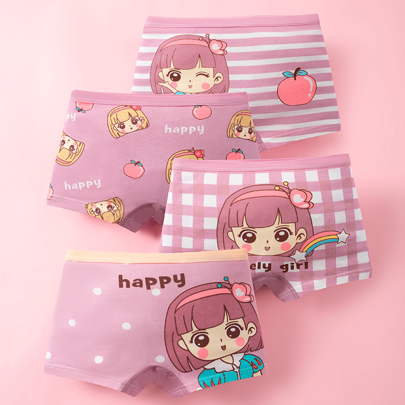 4pcs Cotton Girls Soft Panties - đánh giá và giá Baby Xl