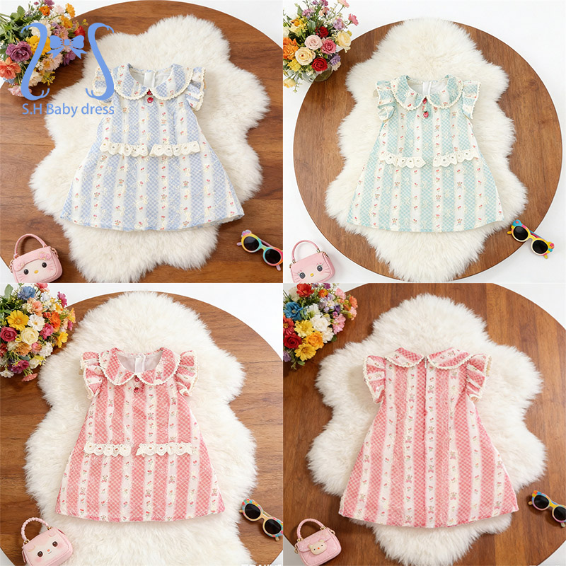 Summer Vintage Floral Baby Gir - đánh giá và giá Baby Clothing H&M