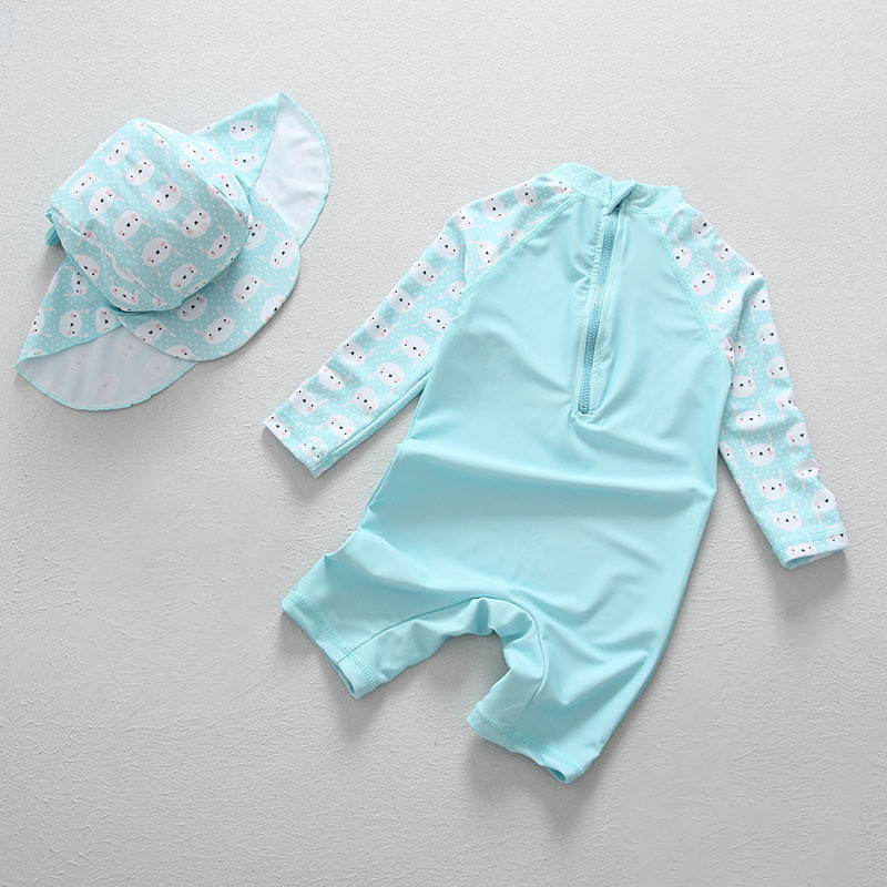 Children's  UV UPF50+ Blue Swi - đánh giá và giá Baby Swimwear Uv