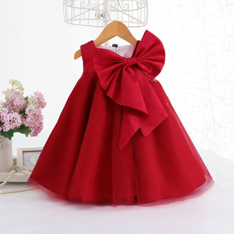 Mùa Hè 2021 Nơ Lớn Đầm Bé Gái  - đánh giá và giá Baby Xl