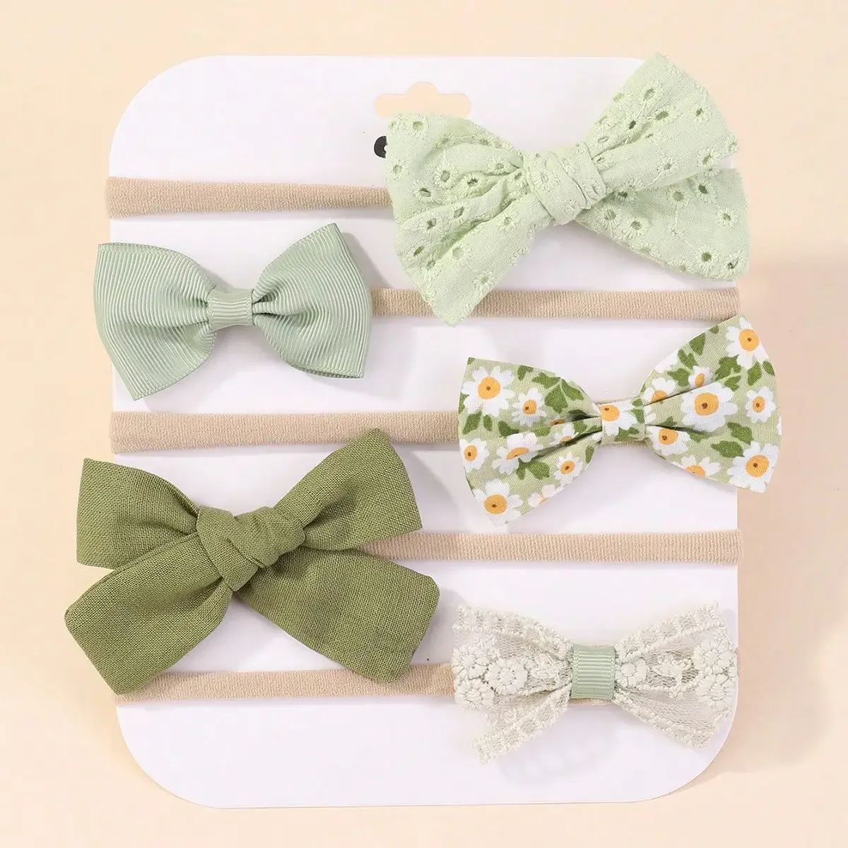 5Pcs/Set Baby Elastic Headband - đánh giá và giá Newborn Gift Set