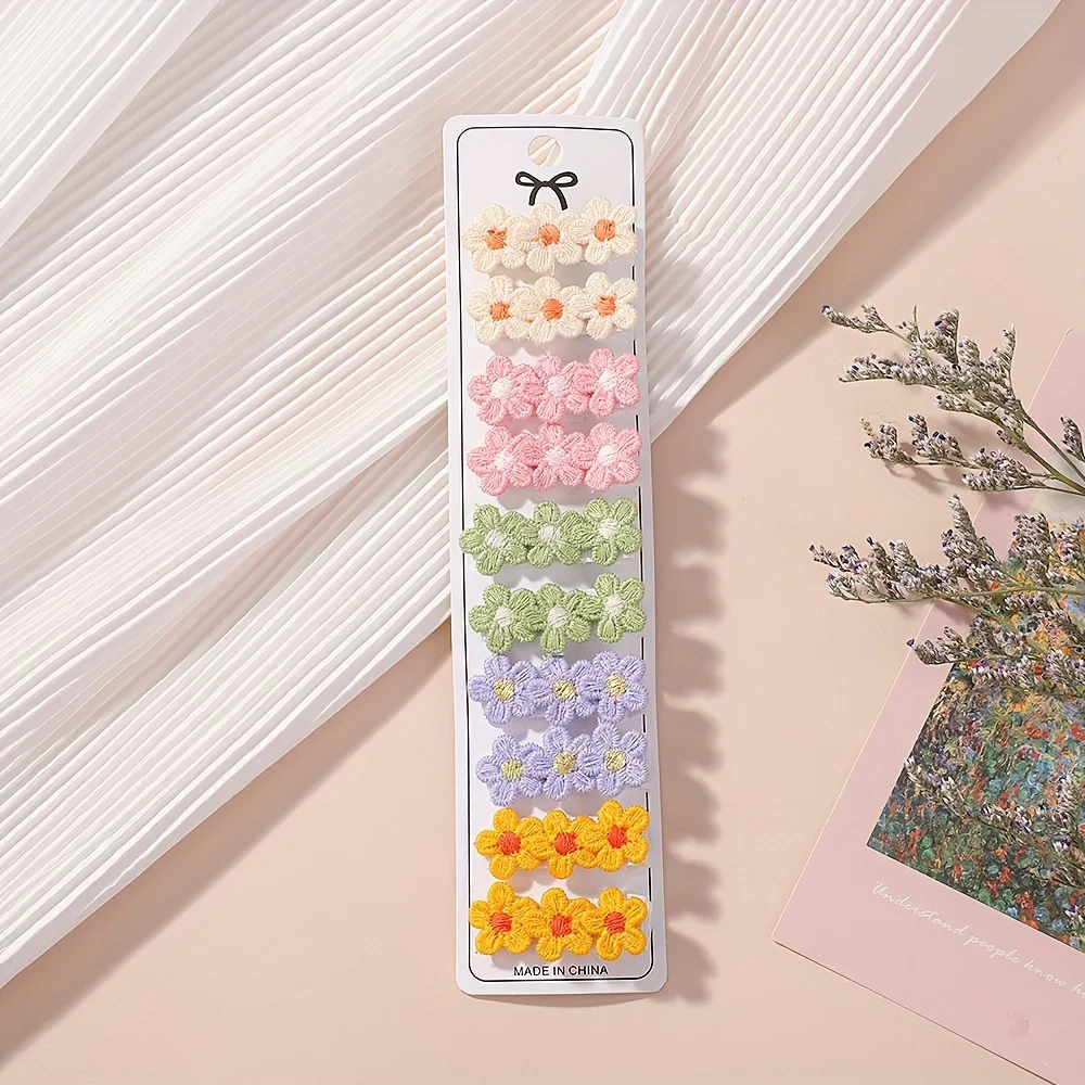 10Pcs/Set Baby Mini Flower Hai - đánh giá và giá Newborn Gift Set