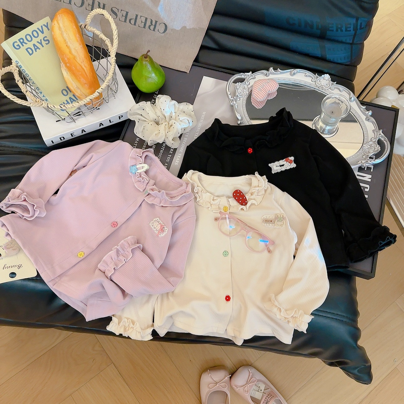 Baby Girls Long Sleeve T-shirt - đánh giá và giá Knit Cardigan Infant