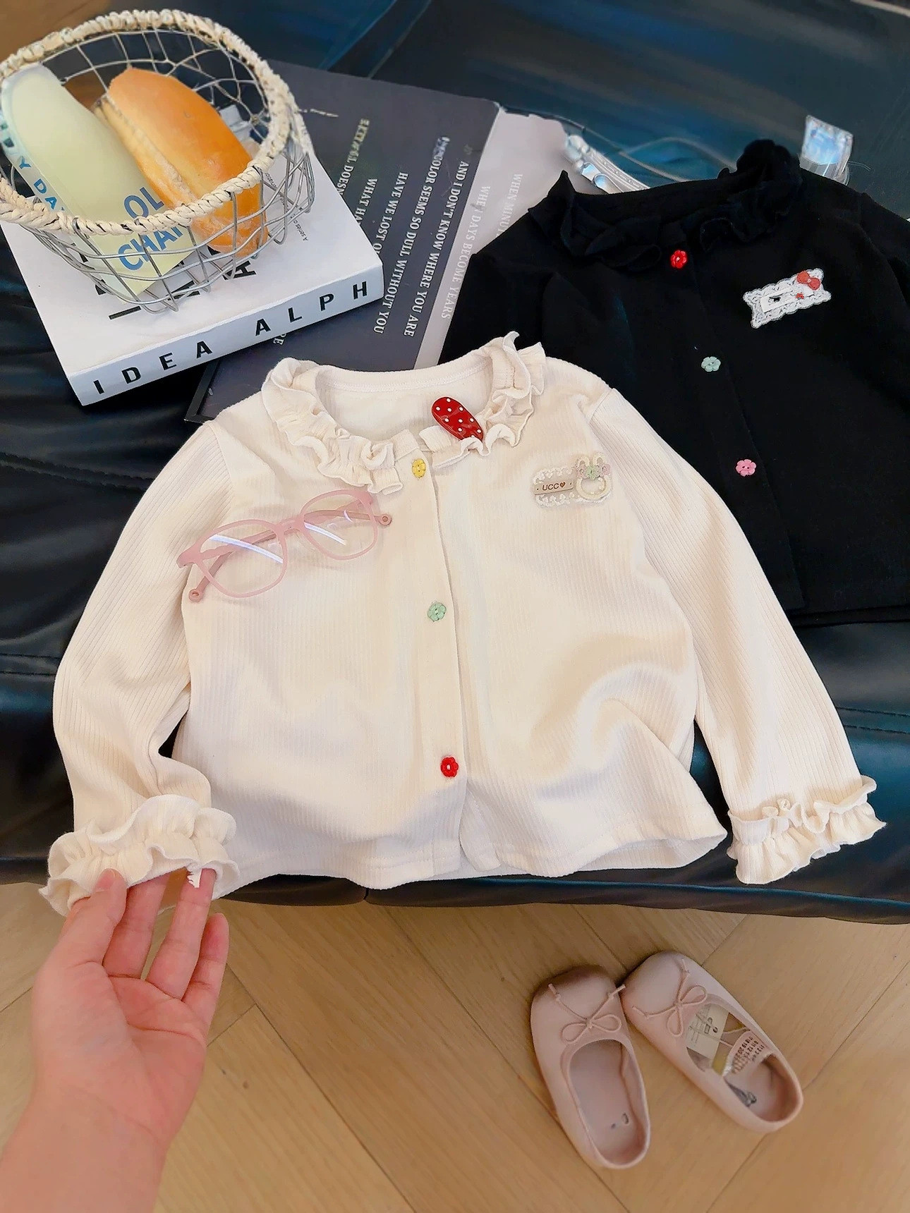 Baby Girls Long Sleeve T-shirt - đánh giá và giá Knit Cardigan Infant