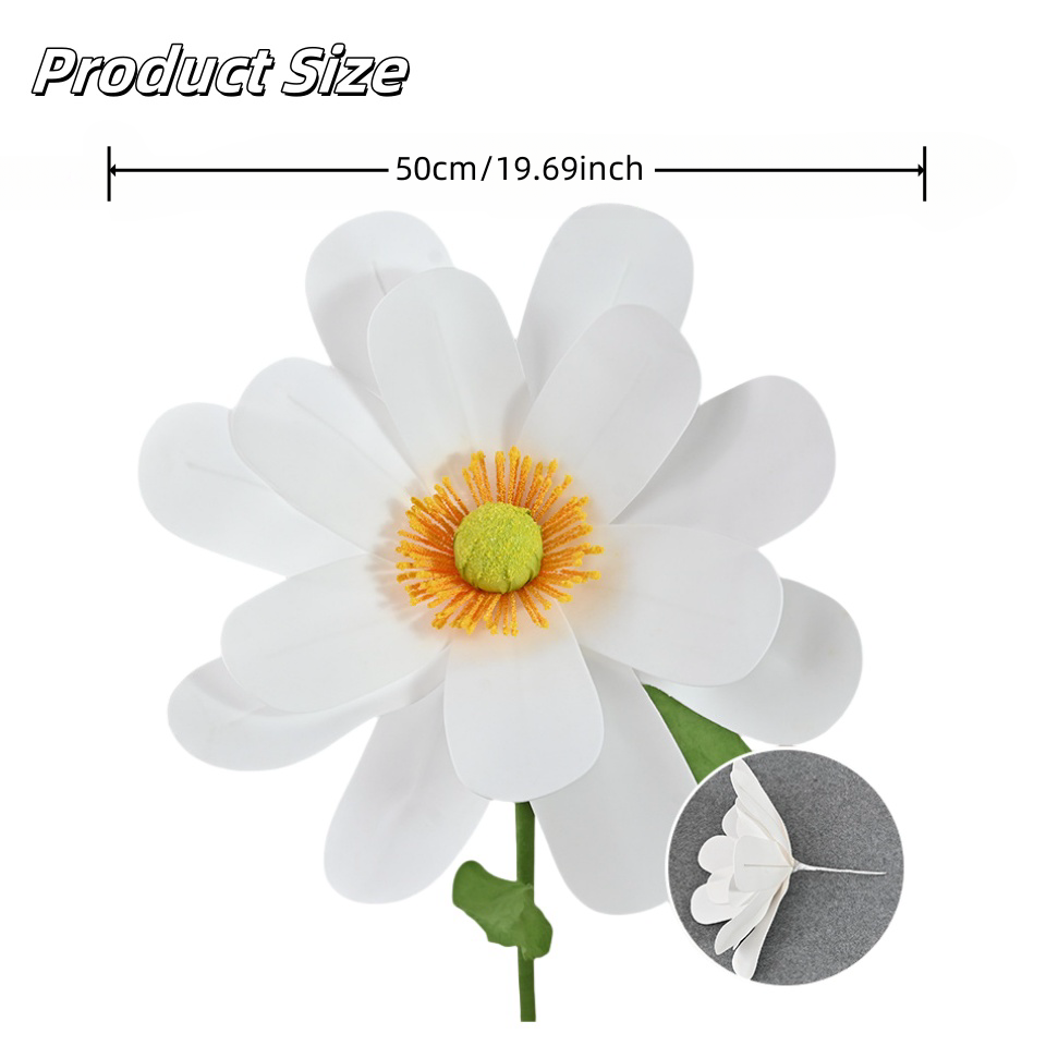 50 Cm Artificial Giant White F - đánh giá và giá Baby Clothing Store