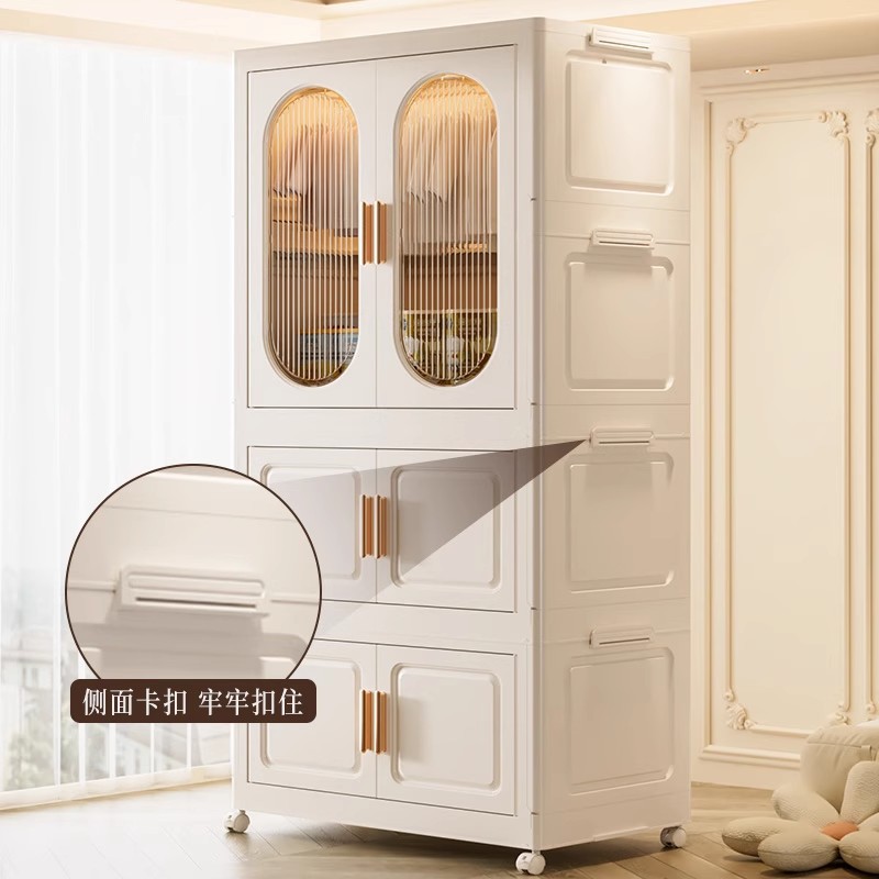 Thickened Storage Cabinet for  - đánh giá và giá Baby Clothing Wardrobe