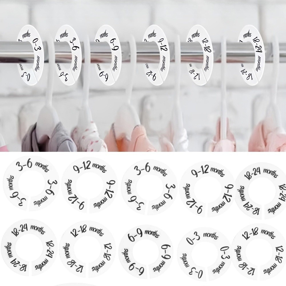 68/9Pcs Organizing Hangers Bab - đánh giá và giá Baby Clothing Wardrobe