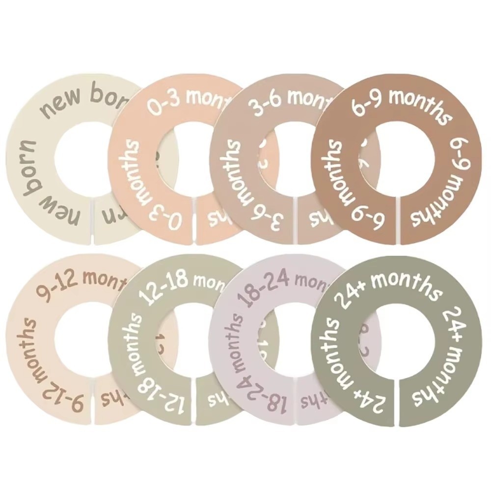 68/9Pcs Organizing Hangers Bab - đánh giá và giá Baby Clothing Wardrobe