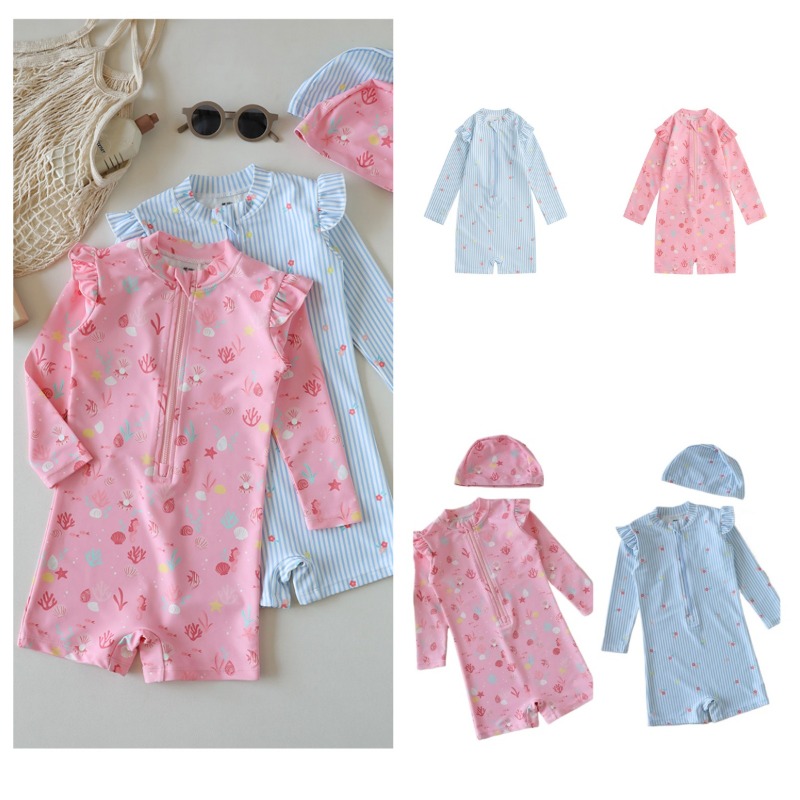Toddler Kids Long Sleeve One-P - đánh giá và giá Baby Swimwear Uv