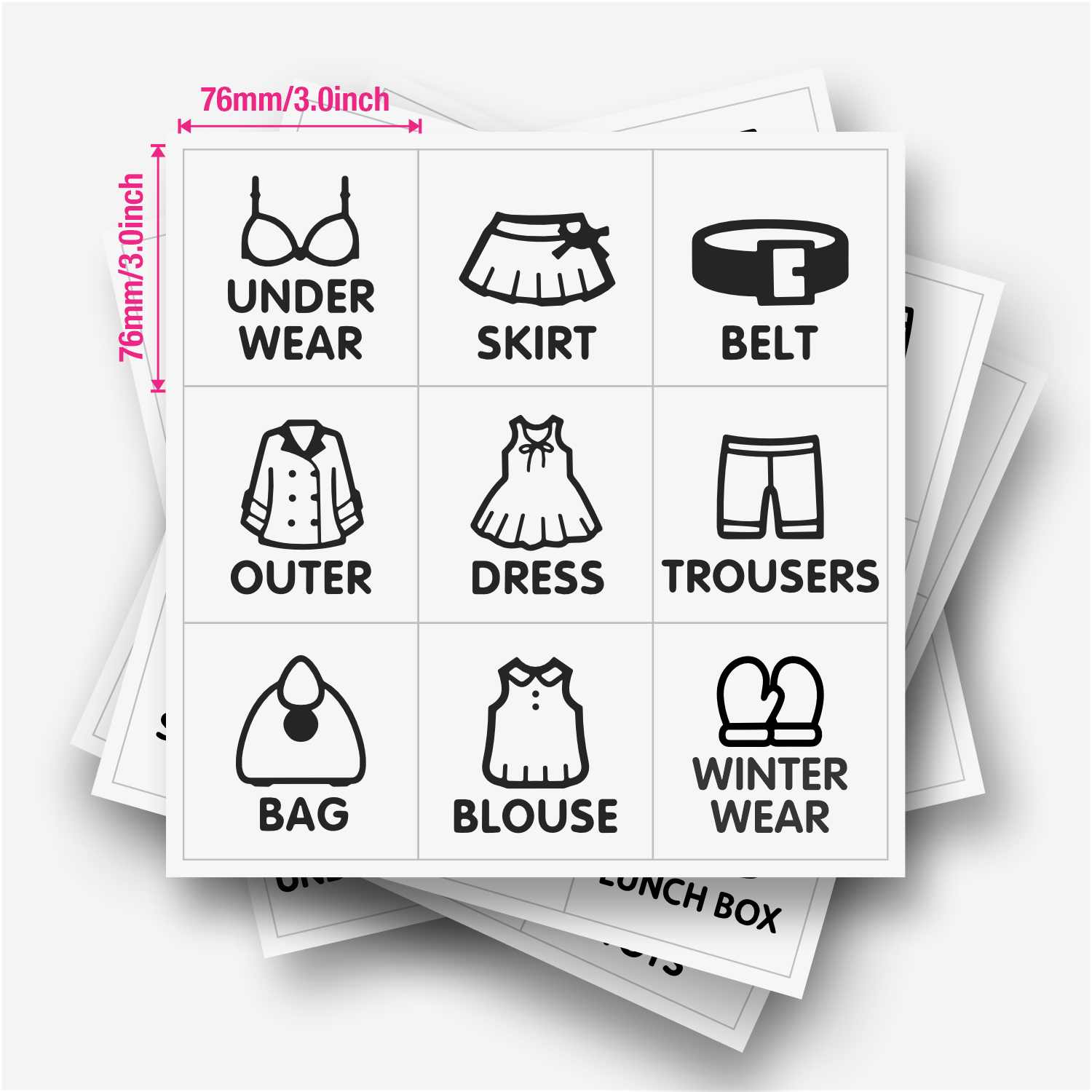 9 pcs/Sheet, Wardrobe Organize - đánh giá và giá Baby Clothing Wardrobe