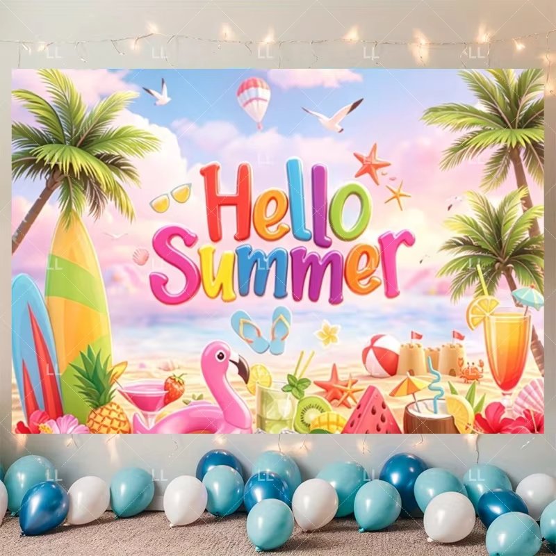 Summer Hawaii Beach Party Deco - đánh giá và giá Baby Clothing Hawaii