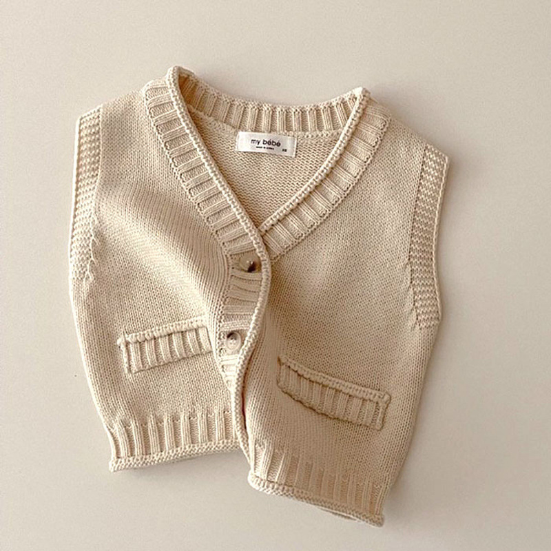 2025 Autumn New Baby Sleeveles - đánh giá và giá Knit Cardigan Infant