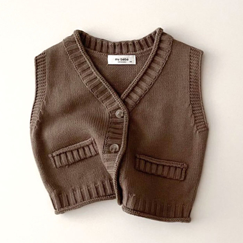 2025 Autumn New Baby Sleeveles - đánh giá và giá Knit Cardigan Infant